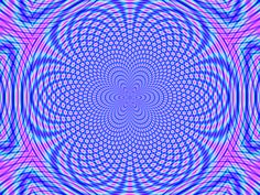 an abstract blue and pink background with a circular design in the center, as if it is