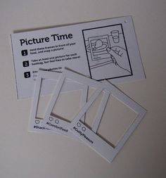 four white pictures with black and white text on them, all showing the instructions for how to use them