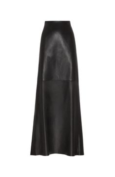 The refined nappa is distinguished by its many qualities. Extremely compact and lightweight, the leather is characterized by very fine grain and a very soft hand. Back zip closure Acetate lining Classic Fitted Leather Skirt, Luxury Fitted Leather Skirt, Chic Long Leather Skirt, Formal Fitted Leather Skirt, Luxury Leather Skirt, Elegant Long Leather Skirt, Luxury Black Leather Skirt, Elegant Leather Skirt For Work, Black Leather Skirt For Evening