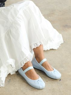 Melissa Sophie Flat - Blue Light Blue Ballet Flats, Blue Ballet Flats, Romantic Silhouette, Lisa Says Gah, 2024 Style, Melissa Shoes, Blue Flats, Ballet Flat, Papua New Guinea