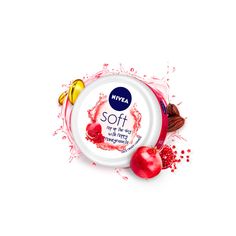 Nivea Soft Light Moisturizer Cream, Peppy Pomegranate, with Vitamin E & Jojoba Oil for Face, Hands and BodyQuantity: 100ml Brand: Nivea Category: Moisturizer Nivea Cream, Light Moisturizer, Face Moisturizer, Moisturizer Cream, Jojoba Oil, Face Cream, Vitamin E, Soft Lighting, Pomegranate