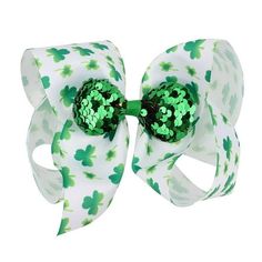 The quality of our products are strictly checked, environmentally friendly materials, do not hurt the skin, touched you, but also touched us! St. Patrick's Day Green Irish Baby Hair Headband Elastic Bow Design Hair Band Feature Quantity: 1pc Gender:Unisex(Baby Very popular. Material:Polyester One size fit most,stretchy Soft and fashionable Head Circumference:38-48CM/15-18.9" Very comfortable Stretch Fabric. Pls Note:Different computer have different monitor,the color may be a little difference. Silver Prom Jewelry, Newborn Hair Accessories, Jojo Siwa Hair, Band Gifts, Headband Elastic, Irish Baby, Large Hair Bows, Gold Hair Clips, Hair Headband