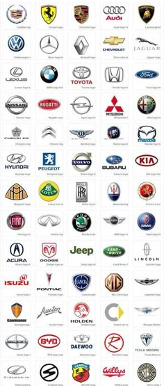 many different logos are shown on this page, including the company's name and logo