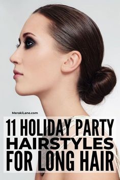 Christmas Party Hairstyles Long, Party Hair Tutorial, Simple And Easy Hairstyles, Holiday Party Hairstyles, Party Hairstyles For Long Hair, Diy Holiday Party