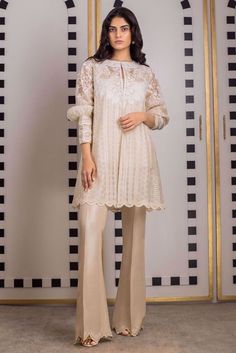 Eid Outfits Modern, Net Jacket, Sania Maskatiya, Cotton Night Dress, Trendy Outfits Indian, Lehenga Designs Simple, Classy Outfits For Women, Casual Indian Fashion