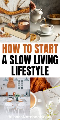 How To Live A Stressless Life, Relaxed Lifestyle Aesthetic, Christian Slow Living, Cottagecore Lifestyle Tips, Slow Simple Living, Slow Living Books, Living A Slow Life, Slow Living Tips, How To Slow Down