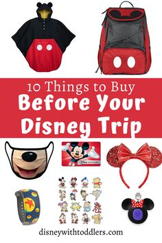 the top ten things to buy before your disney trip