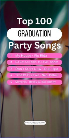 the top 100 graduation party songs