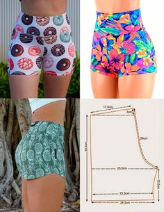 the pattern for this shorts is very easy to sew