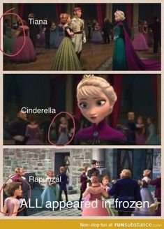 the differences between frozen princess and rappuna in disney's animated movie, which is