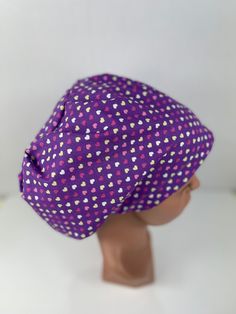 The Euro-style surgical scrub cap is a perfect alternative to the Bouffant! It’s as roomy as the Bouffant and can accommodate any length of hair. Made out of 100% cotton. Can be worn with any hair length. Elastic cord with a toggle on the back for fit adjustment. Purple One Size Cap, Adjustable Purple Cap, Surgical Tech, Scrub Caps Surgical, Euro Style, Surgical Caps, Drip Dry, Tech Gifts, Scrub Hats