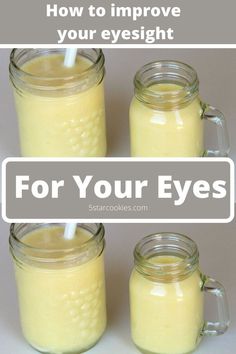 How to improve your eyesight Natural Eye Brightener, Eye Health Remedies, Eye Health Food, Benefits Of Turmeric, Eye Sight, Body Wellness, Healthy Eyes, Star Cookies, Juice Recipes