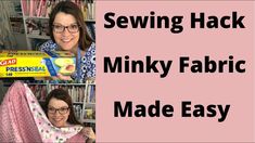 sewing hacks for kids with minky fabric and made easy by the crafty quilter