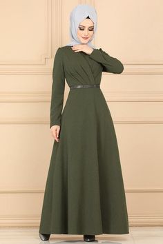 Muslim Fashion Dress Eid, Dres Kondangan, Turkish Dress, Fall Fashion Coats, Hijabi Fashion Casual, Islamic Dress, Dress Muslim, Eid Dresses