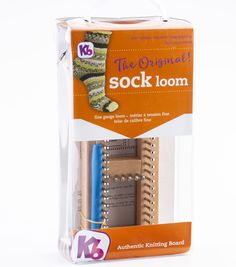 the original sock loom in its packaging