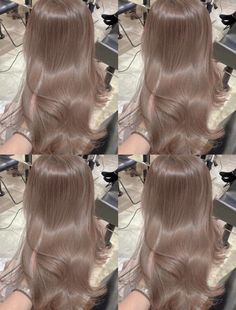 Beige Hair Color, Beige Hair, Korean Hair Color, Hair Color Underneath, Ash Hair Color, Hair Milk, Theme Pictures, Pretty Hair Color, Haircuts Straight Hair