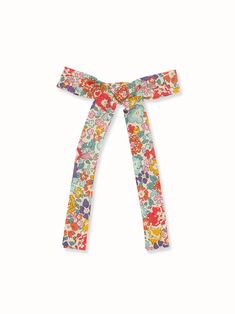 The perfect accessory for everyday or party looks. Liberty of London fabric in multicolor vintage-inspired floral print. Silver-tone barette clip. The bow measures approximately 3.5 x 6.0 inches * Due to the nature of our handmade bows each bow may look slightly different. * This hair accessory is not a toy, we recommend not playing with it. It may contain small parts that potentially could be dangerous to small children, Please supervise your child while wearing our hair accessories. Made in th Girl Gift Set, Floral Hair Clip, Liberty Of London Fabric, Be Dangerous, Misha And Puff, Thread & Yarn, Tiny Cottons, Kids Outerwear, Material Girl