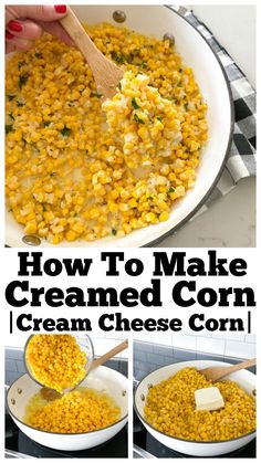 how to make creamed corn in a skillet