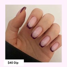 Maroon Tip Nails Square, Short Nails Ideas Maroon, Most Classy Nails, Nails That Match Maroon Dress, French Nails Burgundy Tips, Maroon French Tip Nails Acrylic Square, Wine Red Tip Nails, Plum Tip Nails, Maroon Nail Tips