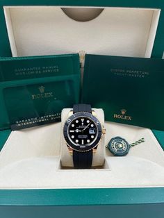 Rolex Yacht-Master 42mm 226659 Rolex Yacht-Master 42mm Yellow Gold Oysterflex 226658 Pre-Owned 2023 This is a pre-owned watch in overall very good condition. The watch comes with everything seen in the first photo including the original box and papers. There are some light marks on the bezel, bracelet, case, case back, and clasp from wear. None of the marks are deep in nature. The crystal appears to be free of any major imperfections warranting replacement. We did not polish the watch but, it is Peter Stark, Yacht Master, Bezel Bracelet, Rolex Yacht Master, Gold Rolex, Oyster Perpetual, Touch Up, First Photo, The Watch