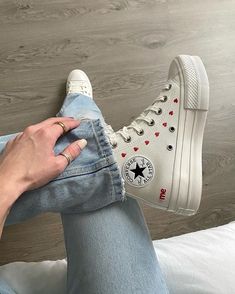 Indy Ivers, Mode Converse, The Right Move, Embroidered Converse, Dr Shoes, Shoe Inspo, Aesthetic Shoes, Swag Shoes, Pretty Shoes