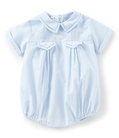 From Feltman Brothers&#x2C; this shortall features:peter pan collared necklineshort sleevesstitch teddy bear embroiderybutton back closurepolyester/cottonmachine washImported. Newborn Teddy Bear, Feltman Brothers, Baby Jordans, Angel Gowns, Baby Education, Bolero Dress, Jon Jon, Camo Baby Stuff, Baby Arrival