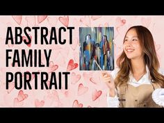 Abstract Family Portrait Painting for Beginners | Easy Step-by-Step Acry... Abstract Family Portrait, Portrait Painting For Beginners, Painting For Beginners Easy, Family Portrait Painting, Portrait Abstract, Acrylic Tutorials, Painting For Beginners