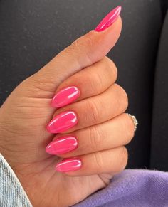 Bright Pink Nails With Chrome, Chrome Hot Pink Nails, Bright Chrome Nails, Hot Pink Nails With Chrome, Raspberry Pink Nails, Bright Pink Chrome Nails, Pink Nails With Chrome, Hot Pink Chrome Nails, Hot Pink Chrome