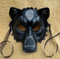 Blank Mask, Demon Wolf, Wolf Mask, Animal Mask, Fantasy Wolf, Mask Masquerade, Masquerade Costumes