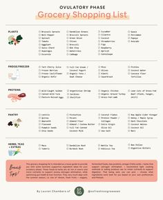 The BEST Luteal Phase Foods, Recipes & Tips For Hormone Balance Luteal Phase Grocery List, Cycle Syncing Grocery List, Ovulatory Phase Breakfast, Ovulation Phase Foods, Ovulation Foods, Ovulatory Phase Recipes, Ovulatory Phase Foods, Menstrual Phase Recipes