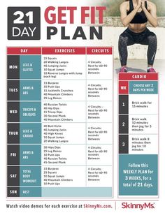 the 21 day get fit plan