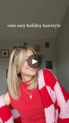 2.7M views · 361K reactions | holiday season is approaching so quick... #holiday #hairstylist #hairstyle #braid #tutorial | Kait Holiday Hairstyles Easy, Hairstyle Braid, Braid Tutorial, Simple Holidays, Hair Stylist, Braids, Hairstyles