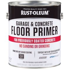 rustoleum garage and concrete floor primer