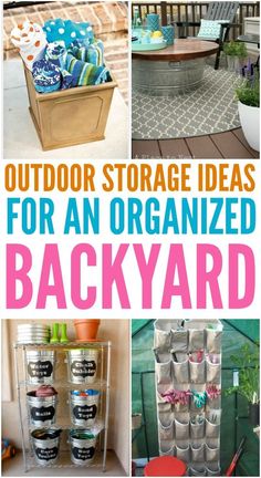 storage solution for your backyard is easy and fun