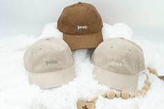 50/50 polyester/nylon corduroy Unstructured, six-panel, low-profile Pre-curved visor Tri-glide buckle closure Hat Sizing:  7 - 7 3/4 Numerical Sizes:  OSFM Gift Idea!! Pair with our Jesus + Coffee t-shirt:  https://www.etsy.com/listing/1483010314/jesus-coffee-comfort-colors-christian-t?click_key=aa2135a7b5468b4e486b7b3f9da1c3ec713b3f06%3A1483010314&click_sum=0397a24d&ref=shop_home_active_2&crt=1&sts=1 Our Pray caps are a great Christmas gift for mom, gift for wife, or gift for your best friend o Women Baseball Hat, Brand Vision Board, Traveling For Work, Christian Accessories, Richardson Hats, Christian Hats, Jesus Coffee, Cross Shirts, Christian Gifts For Women