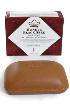 $6.00 - Our Unique Honey & Black Seed Soap, blended with moisturizing Wild Honey, nutrient-rich Black Seed and Apricot Oils, gently cleanses and exfoliates while smoothing and hydrating the skin. Shea Butter, rich in essential vitamins and fatty acids, is a superb moisturizer that helps minimize the look of minor skin imperfections.✅ Palm oil, coconut oil, Shea butter, apricot oil, Black seed, honey, vitamin e oil. #blackseedsoapbenefits #honeyandblackseedsoap #blackseedsoapbar #milkandhoneysoap Seed Bars, Unique Soap, Wild Honey, Black Soap