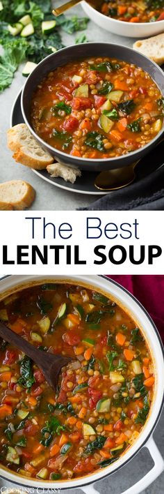 the best lentil soup recipe is made with fresh vegetables and nourishment