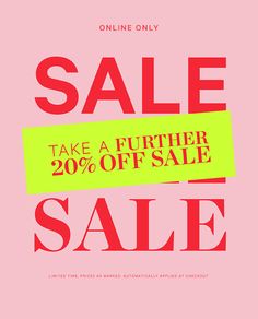 the sale is on and it's up to 20 % off with this coup