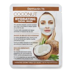 Dermactin-Ts Coconut Hydrating Infused Sheet Face Mask Multiples Are Available At No Additional Shipping Cost, Message Us If You Would Like More Than One Added To This Listing For You. Ebay Price: $7.99 This Specially Designed, Coconut-Enriched Face Mask Is Formulated To Deeply Hydrate And Purify The Skin. Provides Better Absorption And Deeper Penetration Of Essence Into The Skin. Dermactin-Ts Coconut Hydrating Face Mask Is A Specially Designed, Coconut-Enriched Face Mask Formulated To Deeply Hy Microdermabrasion Benefits, Niacinamide Benefits, Sheet Face Mask, Coconut Oil Mask, Aloe Vera Face Mask, Hydrating Face Mask, Green Tea Mask, Face Sheet Mask, Sally Beauty