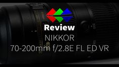 a camera lens with the words nikr 70 - 200mm f / 2 8 ef