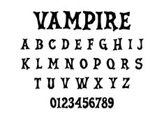 an old fashioned font and numbers with black ink on white paper, in the gothic style