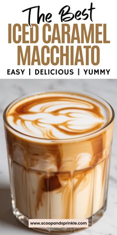 the best iced caramel macchiato recipe