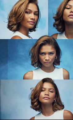 Baroque Bob 2024, Zendaya Bob Haircut, Celebs With Short Hair, Baroque Bob, 90s Bob, Nails Board, Black Hair Short Cuts, Event Hair