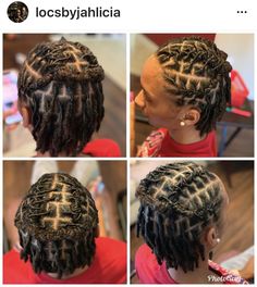 Female Short Loc Styles Black Women, Professional Loc Styles For Women Short, Short Dreadlock Hairstyles For Girls, Loc Styles For Short Hair Dreadlocks, Front Braid Hairstyle, Short Locs Hairstyles Starter, Long Shag Cut, Loc Styles Short, Unique Loc Styles