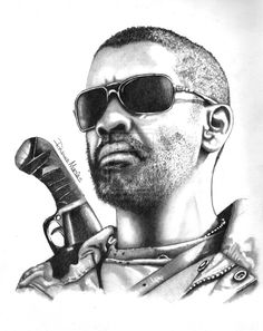 Denzel Washington Portrait by kaliks70 on deviantART Denzel Washington Tattoo, Eli Movie, Washington Tattoo, The Book Of Eli, History Tattoos, Marilyn Monroe Art, Muscle Anatomy, Celebrity Drawings, Burger Recipe