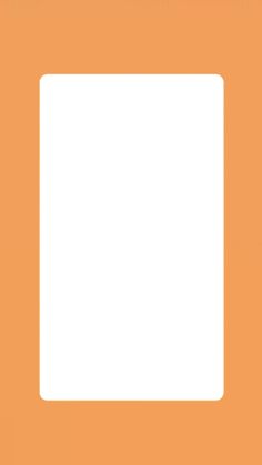 an orange square with a white border in the middle