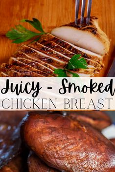 In just a couple of hoursyou can make this tender and juicy smoked chicken breast recipe that's satisfyingThe best juicy chicken breast Smoked Bbq Chicken Breast, Smoked Chicken Breast Boneless, Smoked Bone In Chicken Breast, Smoker Chicken Breast, Brining Chicken Breast, Pellet Grill Chicken Breast, Smoked Chicken Breast Recipes, Pellet Grill Chicken, Chicken Breast Brine Recipe