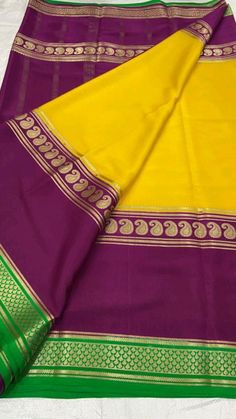 To order online visit https://www.virajafashionista.com/mysore-silk-sarees Sarees South Indian, Bridal Sarees South Indian, Dot Art Painting, Bridal Sarees, Mysore