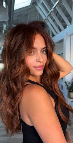 Cherry Brown Hair, Cherry Brown, Good Hair Day, Beauty Room, Hair Day, New Hair, Hair Ideas, Hair Inspo, Brown Hair