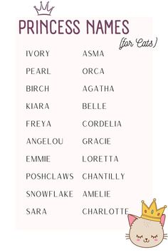 Unique Princess Names For Cats Princess Names, Names For Cats, Old Fashioned Names, Unique Words Definitions, Cool Baby Names, Writing Fantasy, Fantasy Names